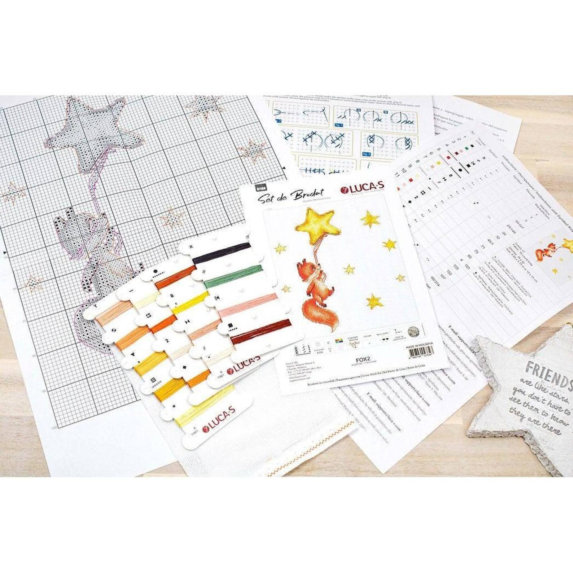 Luca-s Fox 2 Counted Cross Stitch Kit